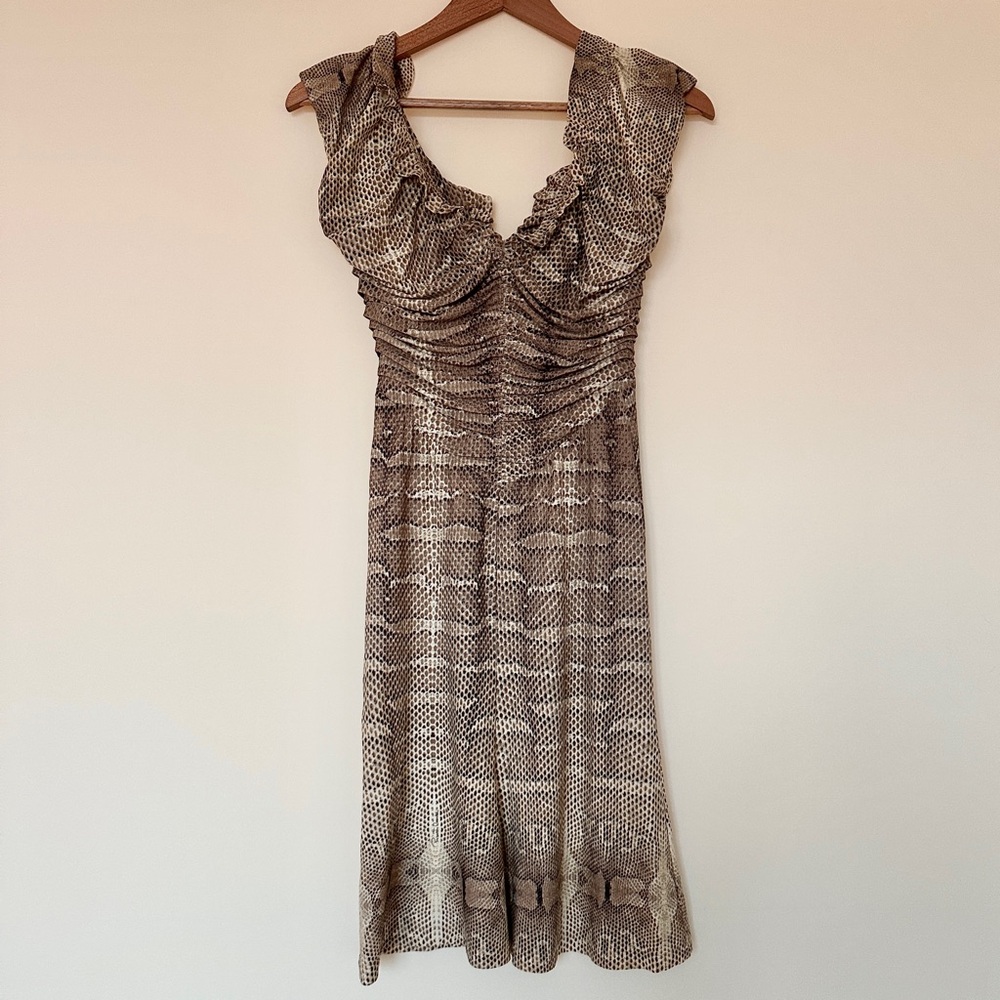 2007 ROBERTO CAVALLI ANIMAL PRINT DRESS - Picture 5 of 9